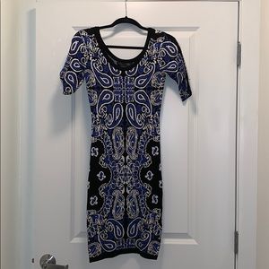 Knit body con dress XS Felicity & CoCo